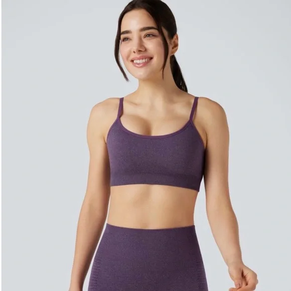 Halara OneForm Seamless Flow Light Support U-Neck Yoga Sports Bra size M NWT - Picture 4 of 4